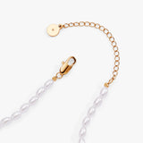 Pink Christmas Beaded Charm Necklace