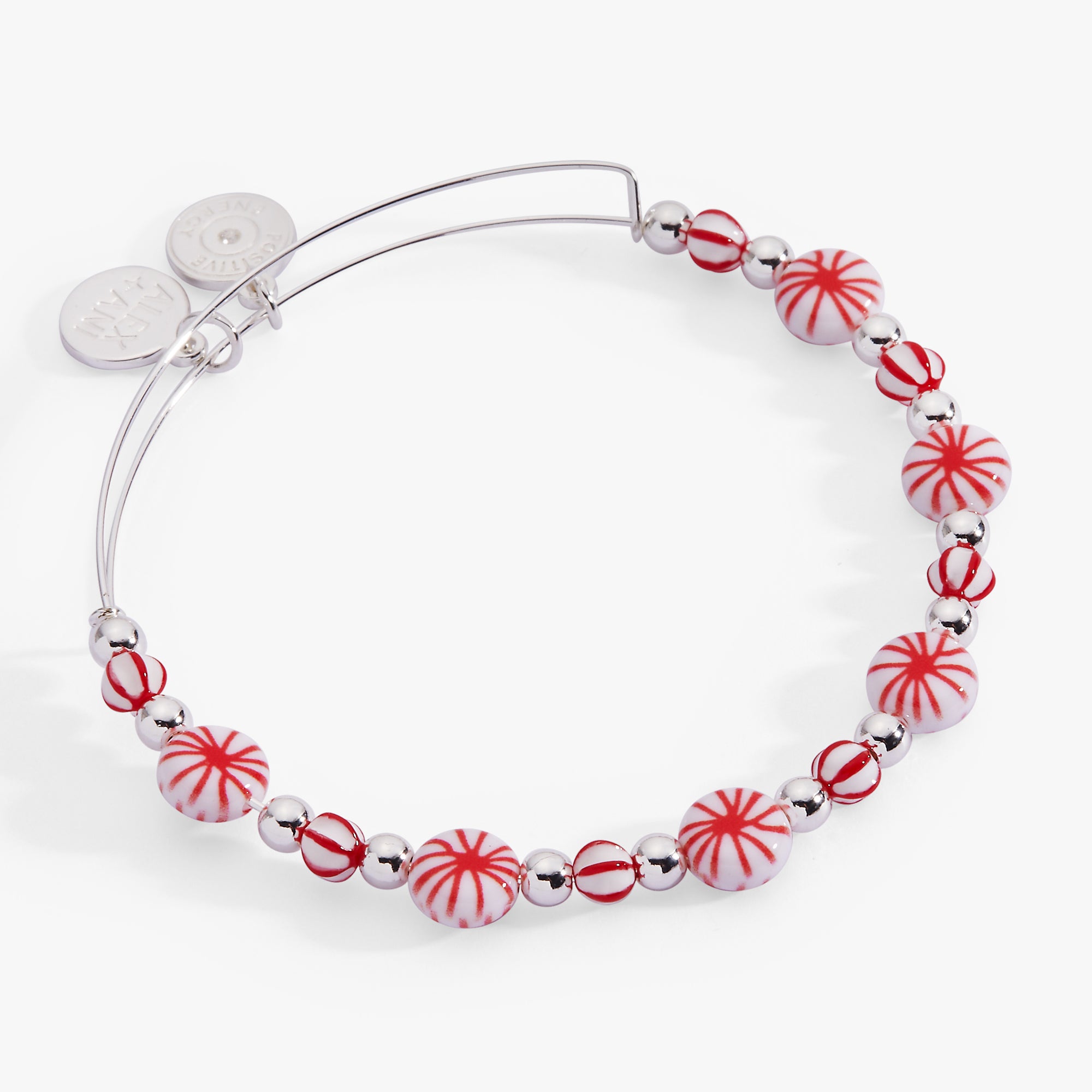 Peppermint Beaded Bangle