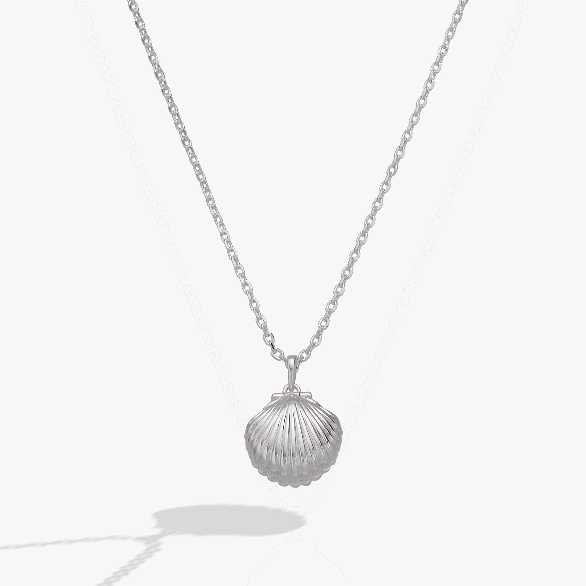 Salt + Sea 'Seashells Are Love Letters In The Sand' Seashell Locket ...