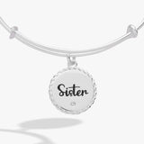 Sister 'Woven Together By Unbreakable Bonds' Charm Bangle