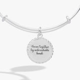 Sister 'Woven Together By Unbreakable Bonds' Charm Bangle