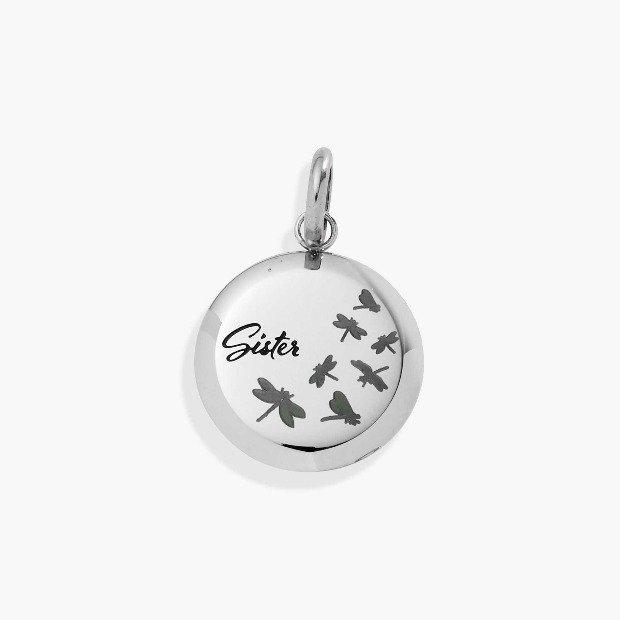 Sister Dragonfly Disc Charm