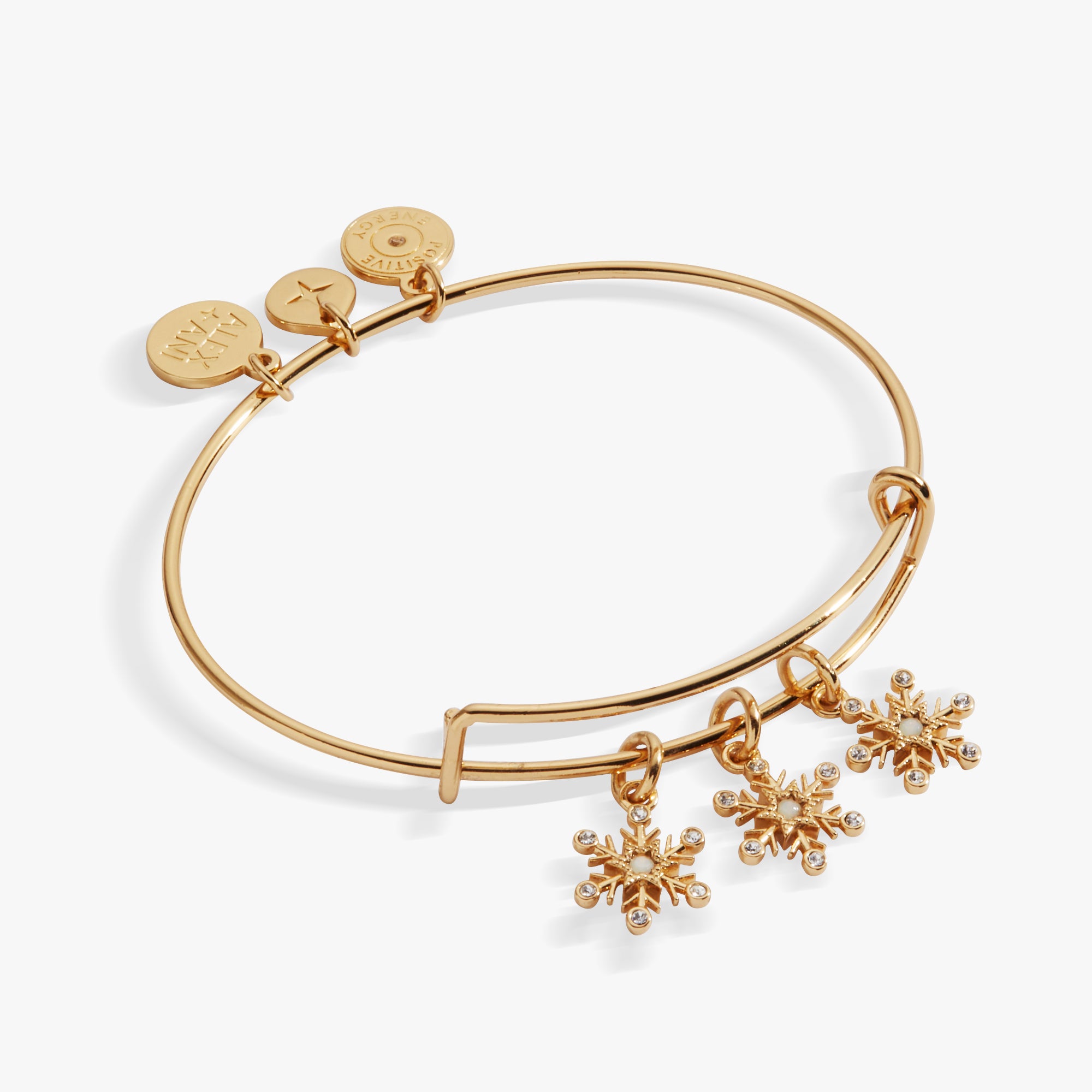 Snowflake Charm Bangle