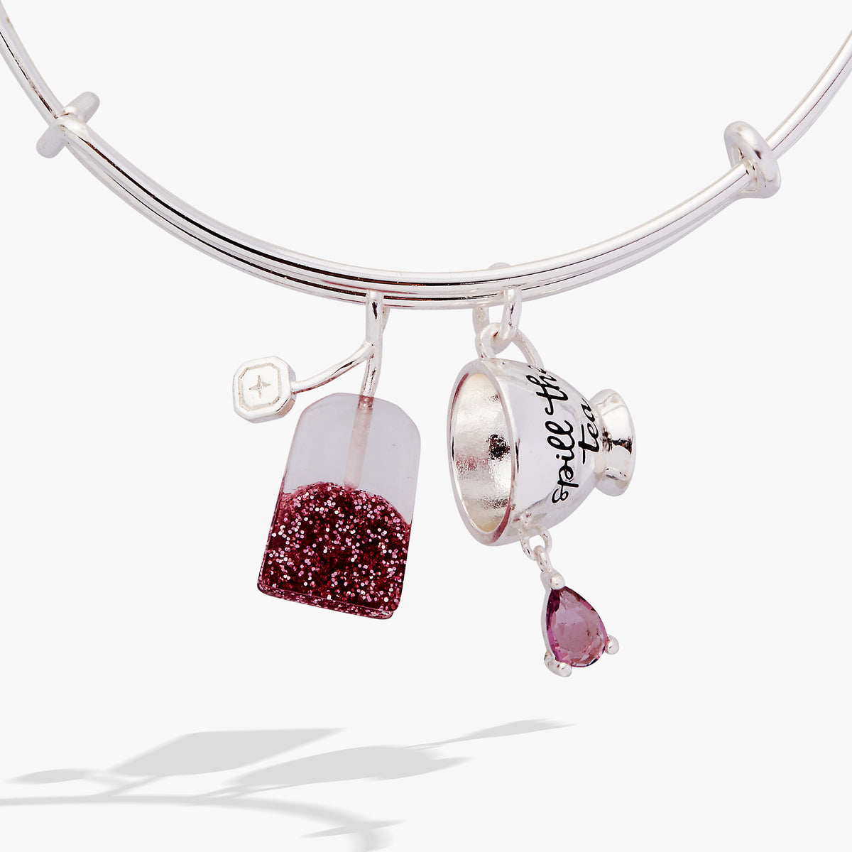 Bangle Tea Spill the Tea Duo Charm EWB | Alex and Ani – ALEX AND ANI