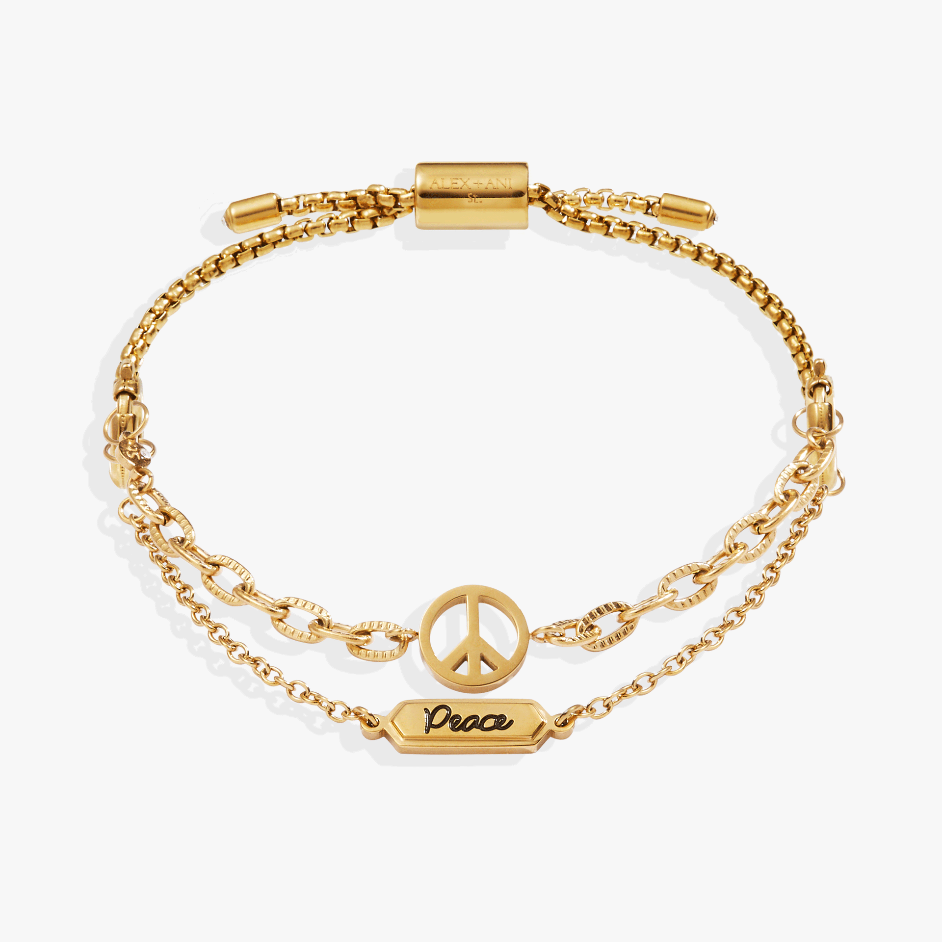 Peace Stranded Bracelet™ Set – ALEX AND ANI