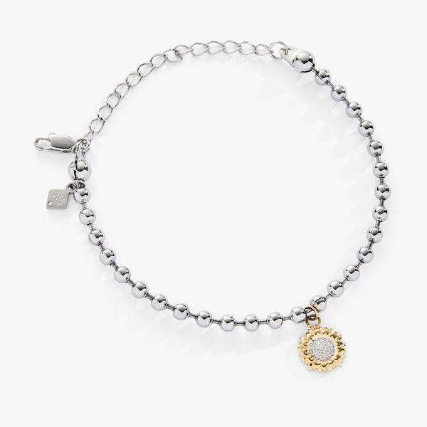 sunflower-ball-chain-bracelet-