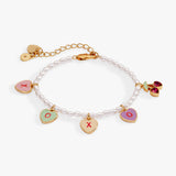 Sweethearts® ‘XOXO’ Heart Charm Beaded Pearl Bracelet
