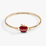 'Grow, Inspire, Love' Teacher Apple Tension Bangle