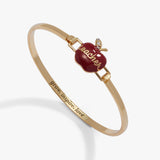 'Grow, Inspire, Love' Teacher Apple Tension Bangle
