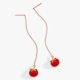 Farmers' Market Tomato Threader Earrings