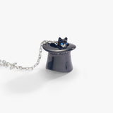 Tuxedo Cat Y Necklace