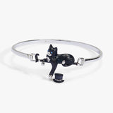 Tuxedo Cat Tension Bangle