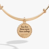Wife 'True Love Stories Never Have Endings' Charm Bangle