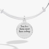 Wife 'True Love Stories Never Have Endings' Charm Bangle