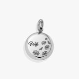 Wife Flower Disc Charm