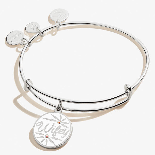Alex And Ani Love Heart Slider Charm Bracelet - Expandable  display picture 1