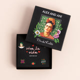 Frida Kahlo Portrait Charm Bangle Bracelet