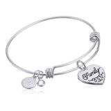 'Family' Charm Bangle, Halos & Glories
