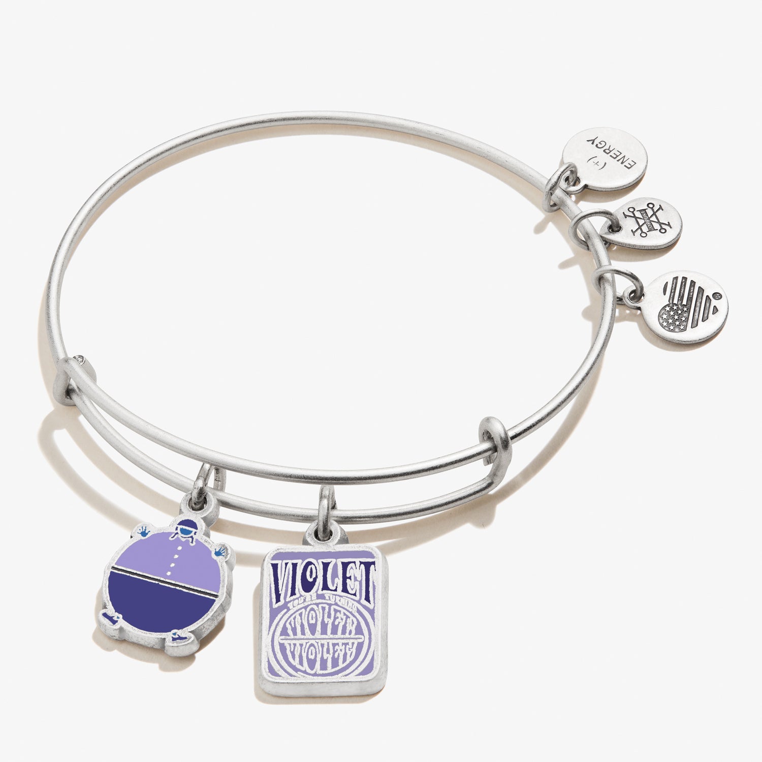 Willy Wonka 'Violet' Duo Charm Bangle