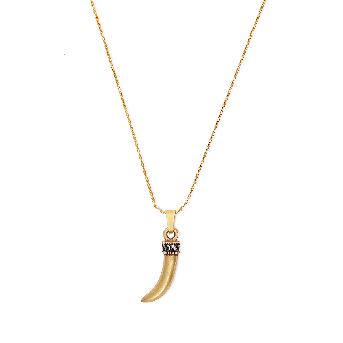 Horn Charm Necklace