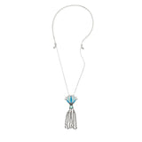 Blue Lotus Necklace, Large