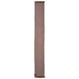 Brown 100% Wool Fringe Scarf