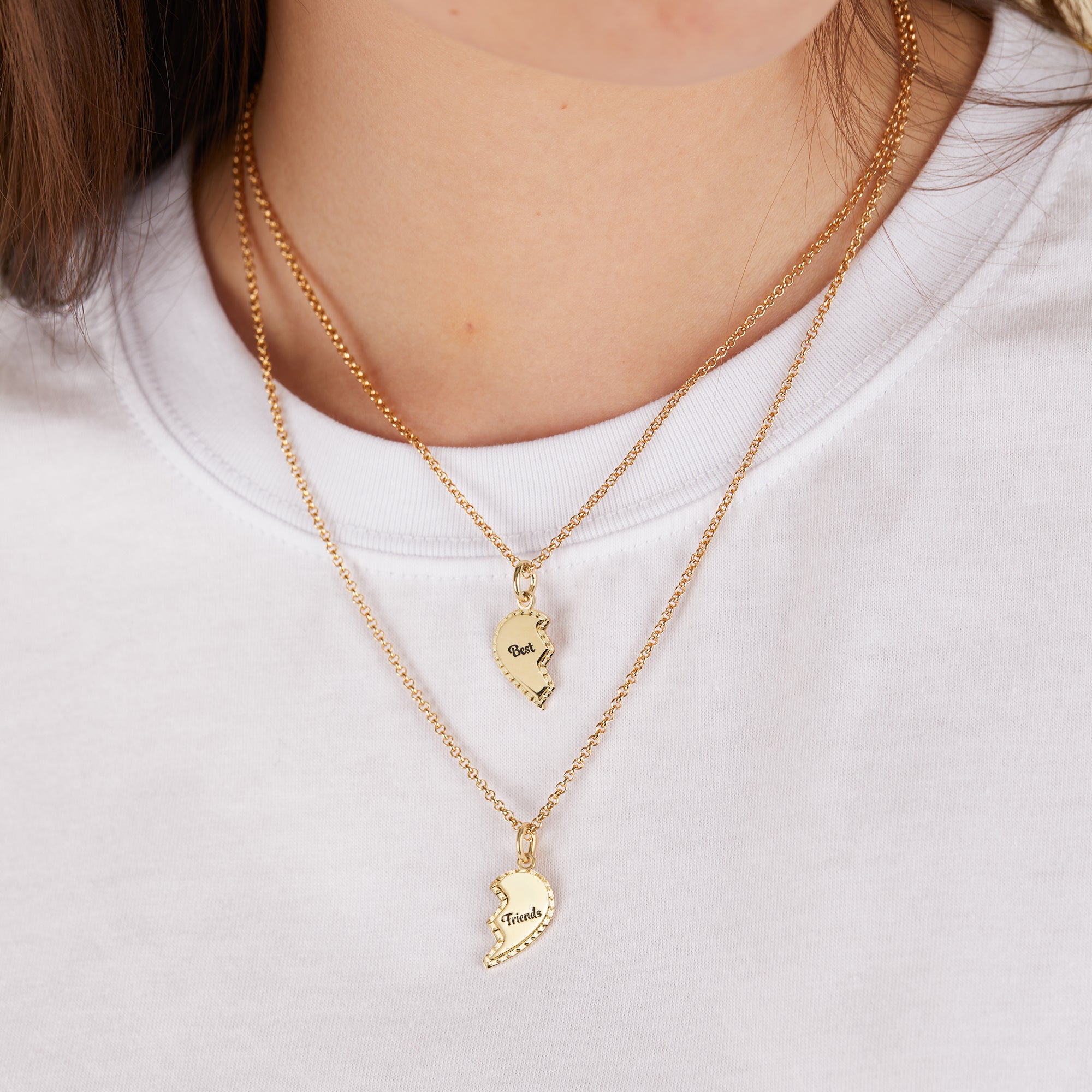 Best Friend Friendship Symbol Jewelry Friendship Necklace Broken