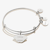 Blue Morpho Butterfly Charm Bangle