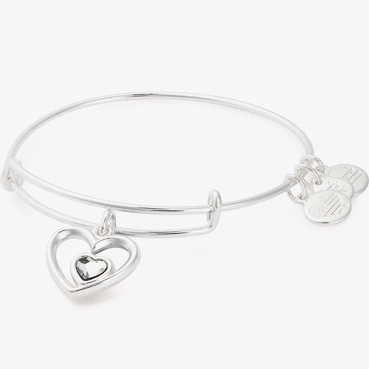 Heart in Heart Charm Bangle Bracelet Alex and Ani – ALEX AND ANI