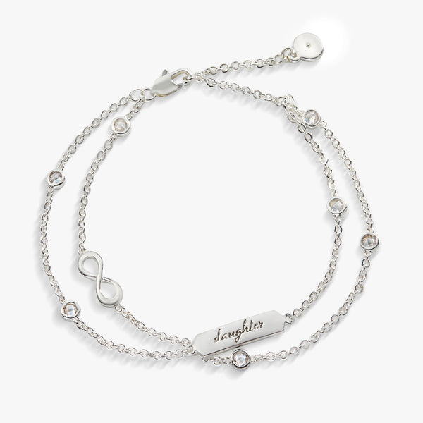 Daughter' Infinity Chain Bracelet, Adjustable | ALEX AND ANI