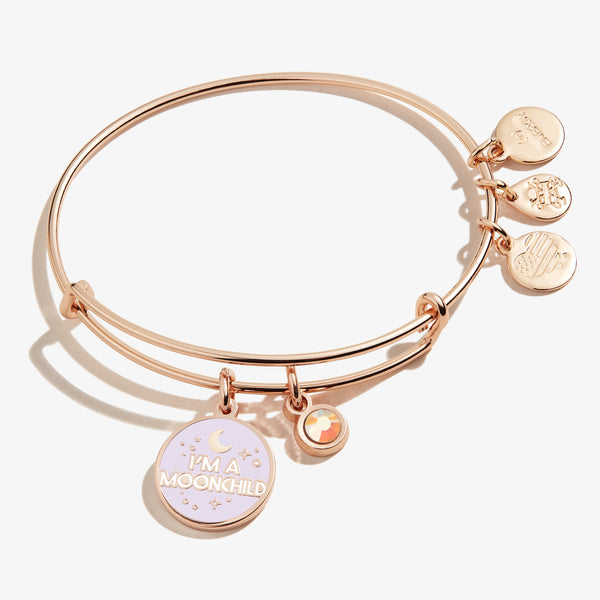I'm a Moonchild' Duo Charm Bangle – ALEX AND ANI