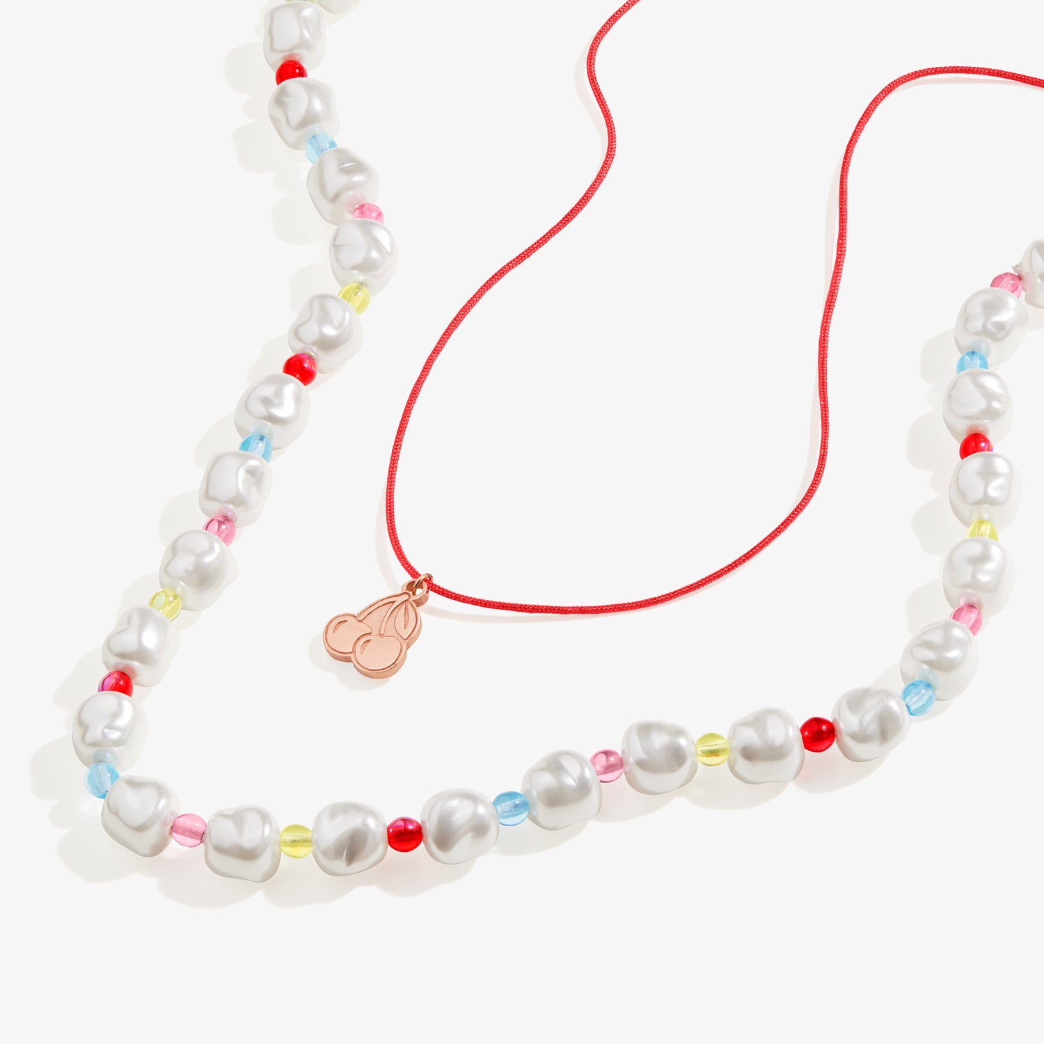 Life is Sweet Cherry Layered Necklace Set