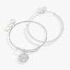 'Mama' Pink Beaded Bangle Set of 3