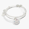 'Mama' Pink Beaded Bangle Set of 3 main image 1