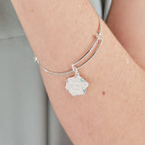 'Mom, Forever My Best Friend' Charm Bangle Bracelet