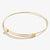 14kt Gold Over Sterling Silver Wire Bangle