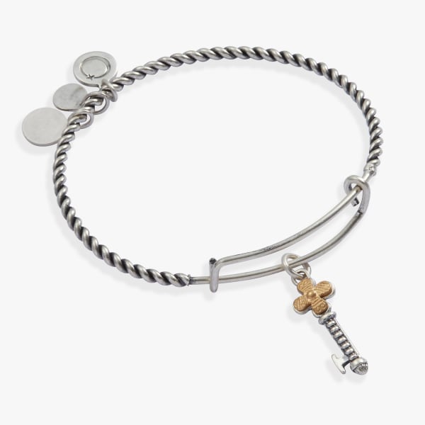 OurCoordinates Lock Bracelet and Key Necklace Jewelry Set