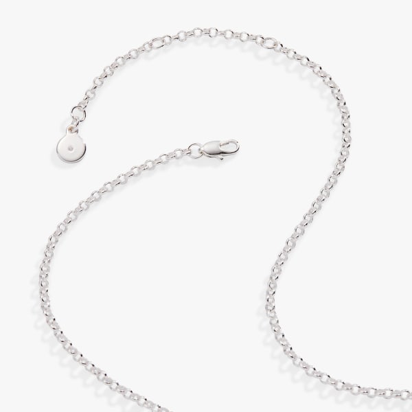 GRINCH™ Crystal Shaker Adjustable Necklace Shiny Silver