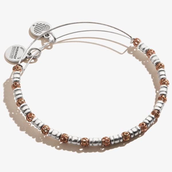 Orbit Beaded Bangle, .925 Sterling Silver, Alex and Ani