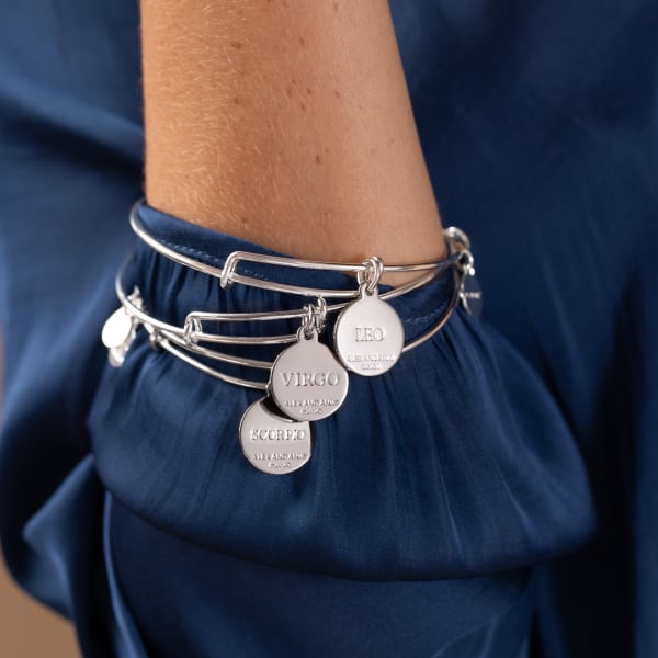 Leo Zodiac Sign Charm Bracelet Pandora Inspired Bead Murano Glass