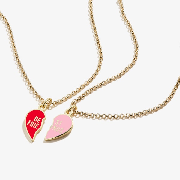 Best Friends Pastel Ombre Heart Pendant Necklaces - 3 Pack | Bff necklaces,  Bff jewelry, Friend jewelry